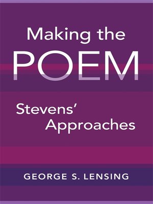 cover image of Making the Poem